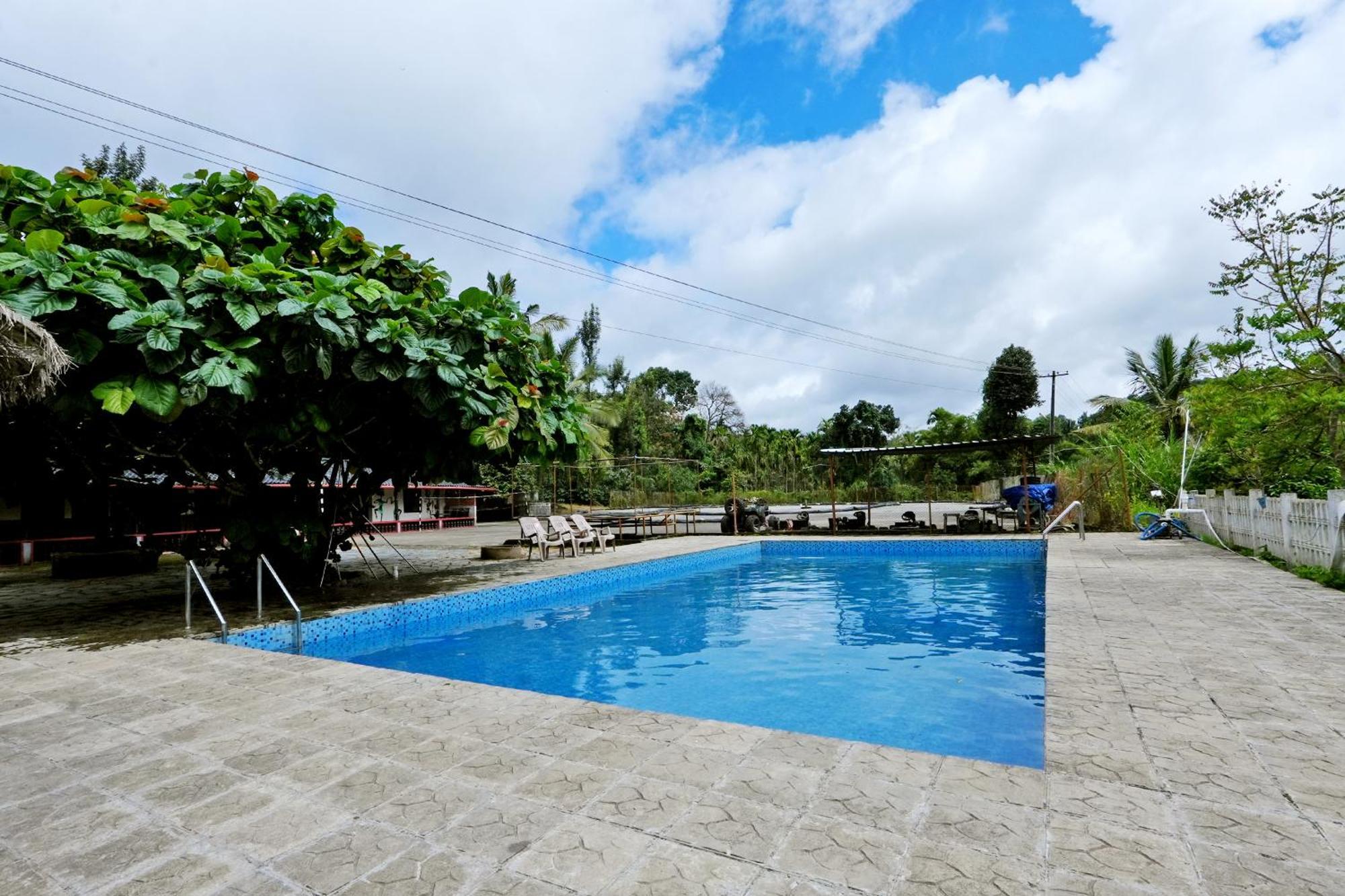 Leisure Homestay - Pool, Boating, Zipline, Home Food, Estate Chikmagalūr Extérieur photo